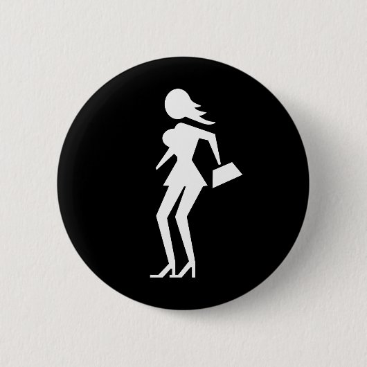 Badge Rond 5 Cm Prostituée de prudence (Prészione Prostitute) (Devant)