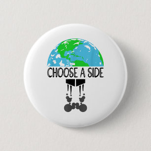 Badge Rond 5 Cm Protection De La Nature, Climatisation Chauffage,