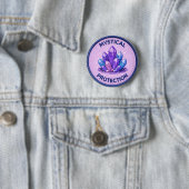 Badge Rond 5 Cm Protection Mystique (En situation)