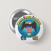 Badge Rond 5 Cm Protégé par le privilège exécutif (Devant & derrière)