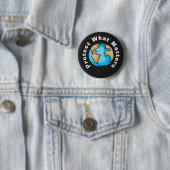 Badge Rond 5 Cm Protéger ce qui compte Éco Terre Design (En situation)