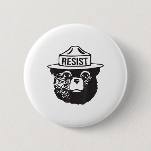 Badge Rond 5 Cm Protéger le parc national anti-Trump 8647 contre l