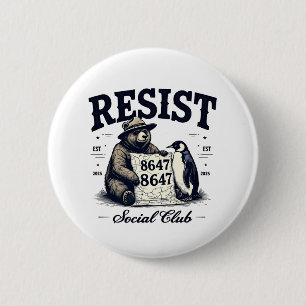 Badge Rond 5 Cm Protéger le parc national anti-Trump 8647 contre l