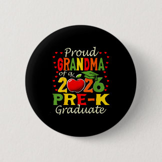 Badge Rond 5 Cm Proud grandma of 2026 pre-k graduate mothers day