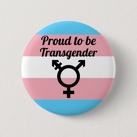 Badge Rond 5 Cm Proud to be transgenre | Pride (Devant)