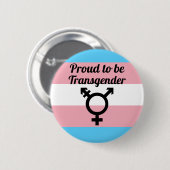 Badge Rond 5 Cm Proud to be transgenre | Pride (Devant & derrière)