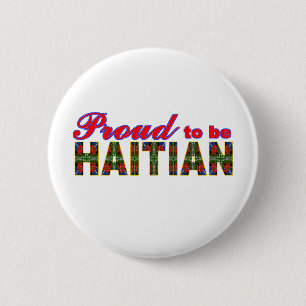 Badge Rond 5 Cm proudhaitian02r