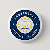 Badge Rond 5 Cm Providence Rhode Island (Devant)