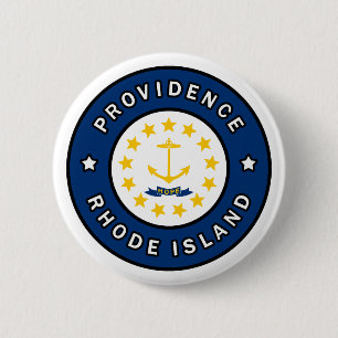 Badge Rond 5 Cm Providence Rhode Island