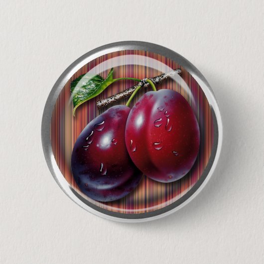 Badge Rond 5 Cm Prune (Devant)