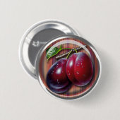 Badge Rond 5 Cm Prune (Devant & derrière)