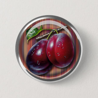 Badge Rond 5 Cm Prune