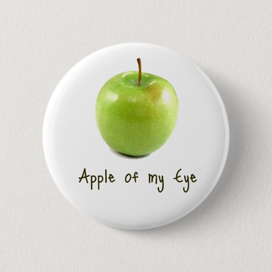 Badge Rond 5 Cm Prunelle de mon oeil (Devant)