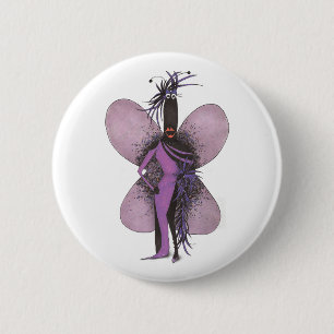 Badge Rond 5 Cm Pseudo Pin de mode de plume de piste de Jr. de