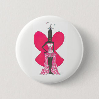 Badge Rond 5 Cm Pseudo Pin de mode de ruche de rose de célébrité