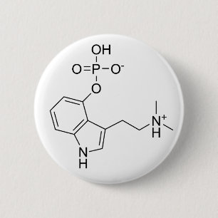 Badge Rond 5 Cm psilocybin