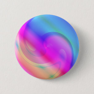 Badge Rond 5 Cm Psychédélique
