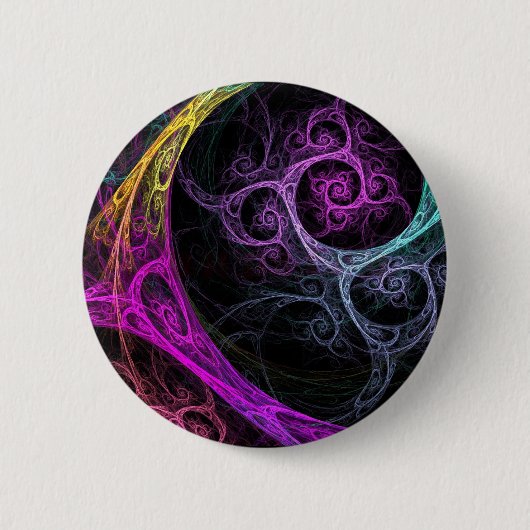 Badge Rond 5 Cm Psychodelique (Devant)