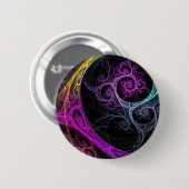 Badge Rond 5 Cm Psychodelique (Devant & derrière)