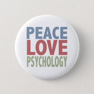 Badge Rond 5 Cm Psychologie d'amour de paix