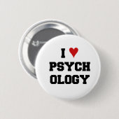 BADGE ROND 5 CM PSYCHOLOGIE DU ♥ I (Devant & derrière)