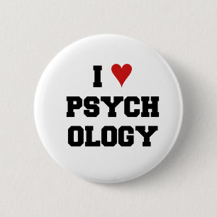 BADGE ROND 5 CM PSYCHOLOGIE DU ♥ I