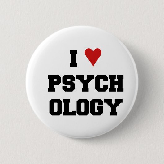 BADGE ROND 5 CM PSYCHOLOGIE DU ♥ I (Devant)