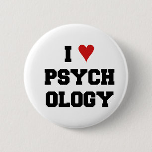BADGE ROND 5 CM PSYCHOLOGIE DU ♥ I