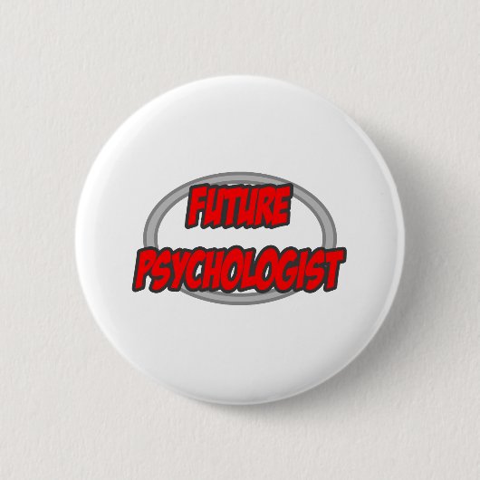 Badge Rond 5 Cm Psychologue de l'avenir (Devant)