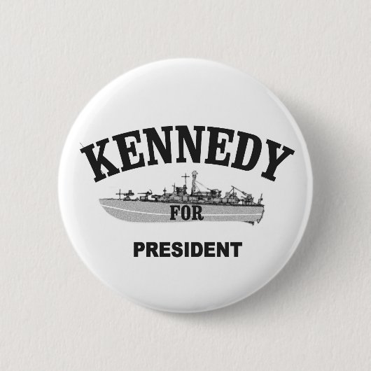 Badge Rond 5 Cm PT-109: Kennedy for Président (Devant)