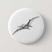 Badge Rond 5 Cm Ptérodactyle (Devant)