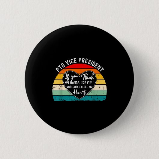 Badge Rond 5 Cm Pto Vice President Appreciation School Parent Volu (Devant)
