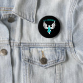 Badge Rond 5 Cm Ptsd Posttraumatic Stress Disorder Sensibilisation (En situation)