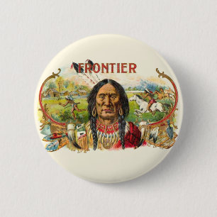Badge Rond 5 Cm Publicité de cigar Frontier