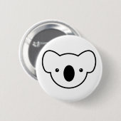 Badge Rond 5 Cm Pudding le koala (Devant & derrière)