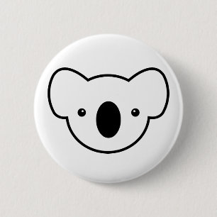 Badge Rond 5 Cm Pudding le koala