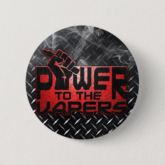 Badge Rond 5 Cm Puissance au Vapers (Devant)