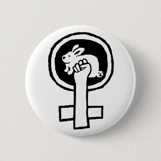 Badge Rond 5 Cm Puissance de lapin ! Produits officiels de Susan
