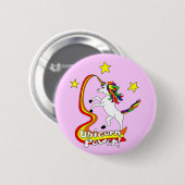 Badge Rond 5 Cm Puissance de licorne ! (Devant & derrière)