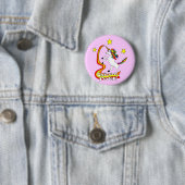 Badge Rond 5 Cm Puissance de licorne ! (En situation)