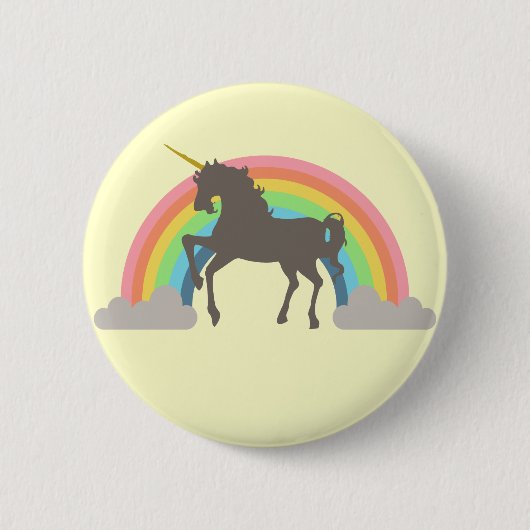 Badge Rond 5 Cm Puissance de licorne (Devant)