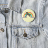 Badge Rond 5 Cm Puissance de licorne (En situation)