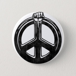Badge Rond 5 Cm Puissance de paix !