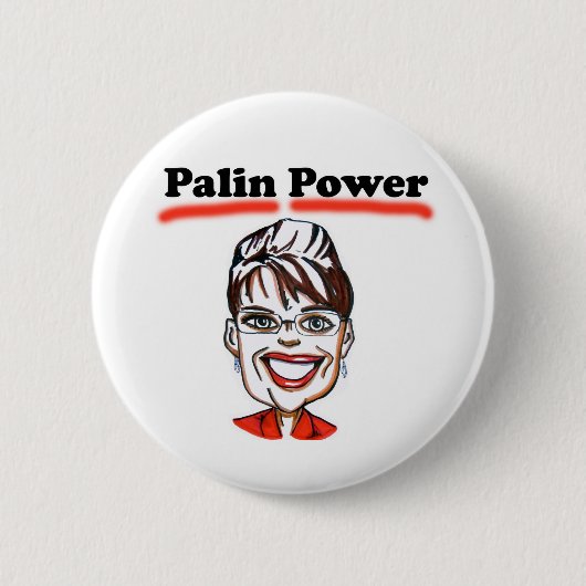 Badge Rond 5 Cm Puissance de Palin (Devant)