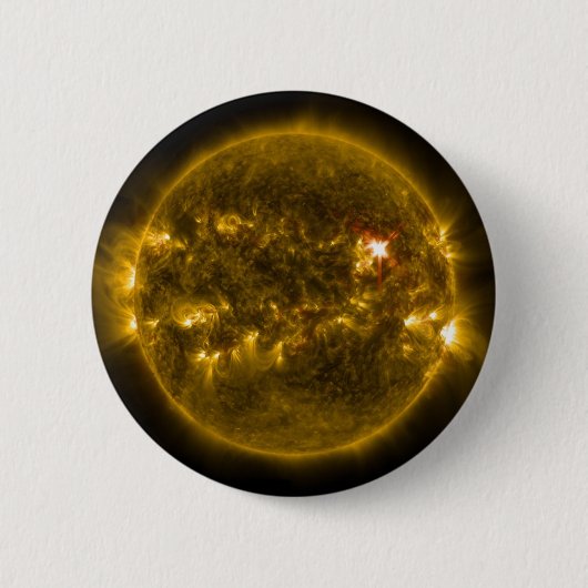 Badge Rond 5 Cm Puissance de Sun (Devant)