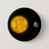 Badge Rond 5 Cm Puissance solaire - (Devant)