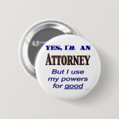 Badge Rond 5 Cm Puissances de mandataire pour bon dire (Devant & derrière)