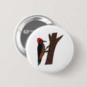 Badge Rond 5 Cm Puissant Pic (Devant & derrière)