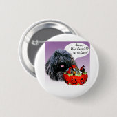 Badge Rond 5 Cm Puli Halloween Candy (Devant & derrière)
