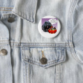Badge Rond 5 Cm Puli Halloween Candy (En situation)